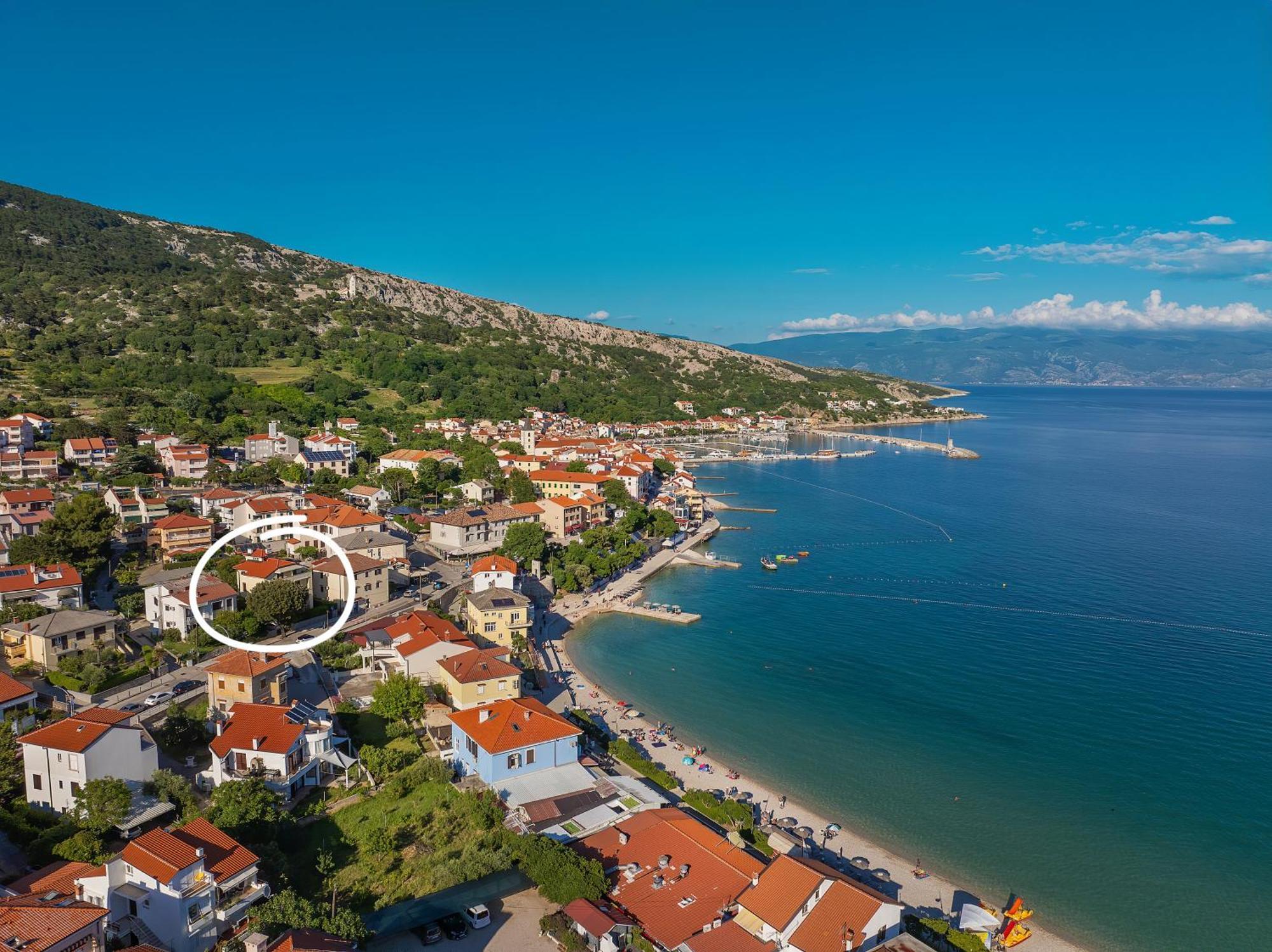Studio Apartments Cavrak With Terrace Baška Kültér fotó